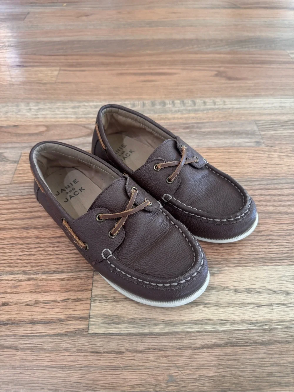 Janie and Jack kids, leather dress shoes, size 1